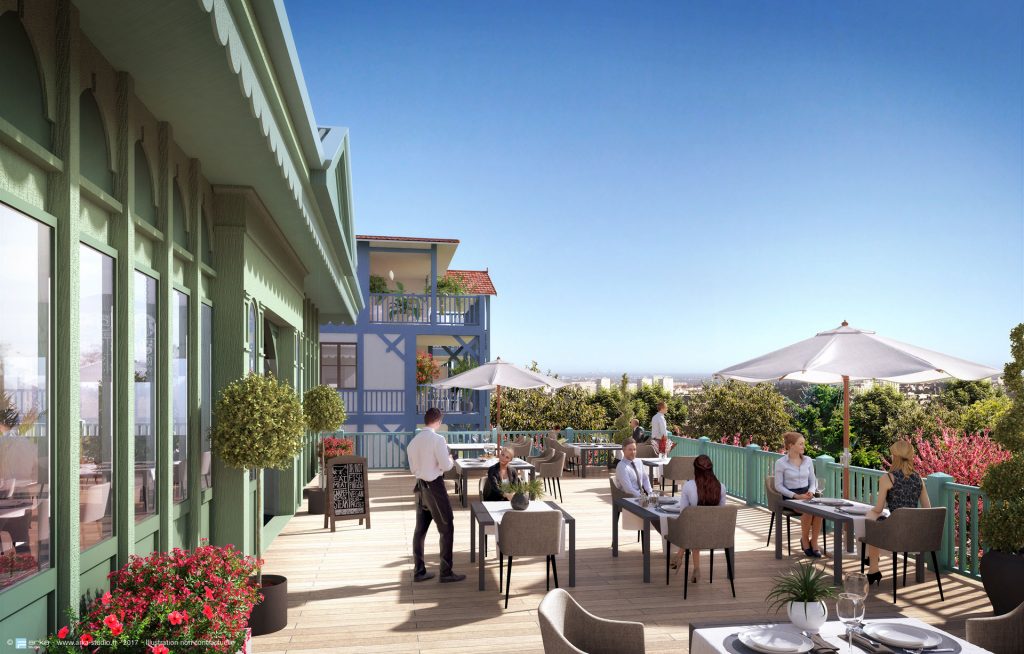 FONCIER CONSTRUCTION – Hermitage Panoramic – Vue terrasse