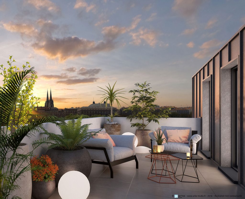 BOUYGUES IMMOBILIER – Vue terrasse